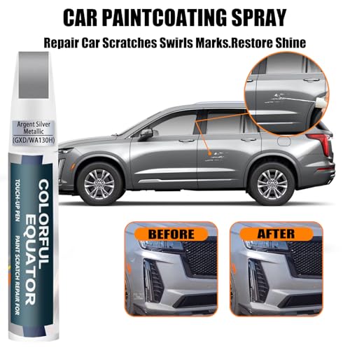Image of Touch Up Paint Compatible with Honda /Cadillac, Car Paint Pen Scratch Repair Two-In-One Touch Up Paint, Premium Car Scratch Remover for Deep Scratches
