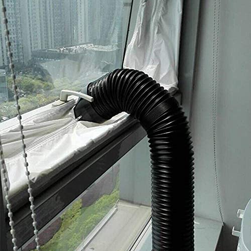TURBRO Joint de fenêtre d'échappement A/C portable, Kit d'installation de fenêtre d'unité CA mobile universel, s'adapte aux fenêtres de 158 pouces/400 cm - Image 8