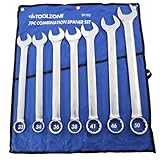 Jumbo Large Metric 3 Way Spanner Wrench Set 33-50mm Plant Farm HGV Garage Tool