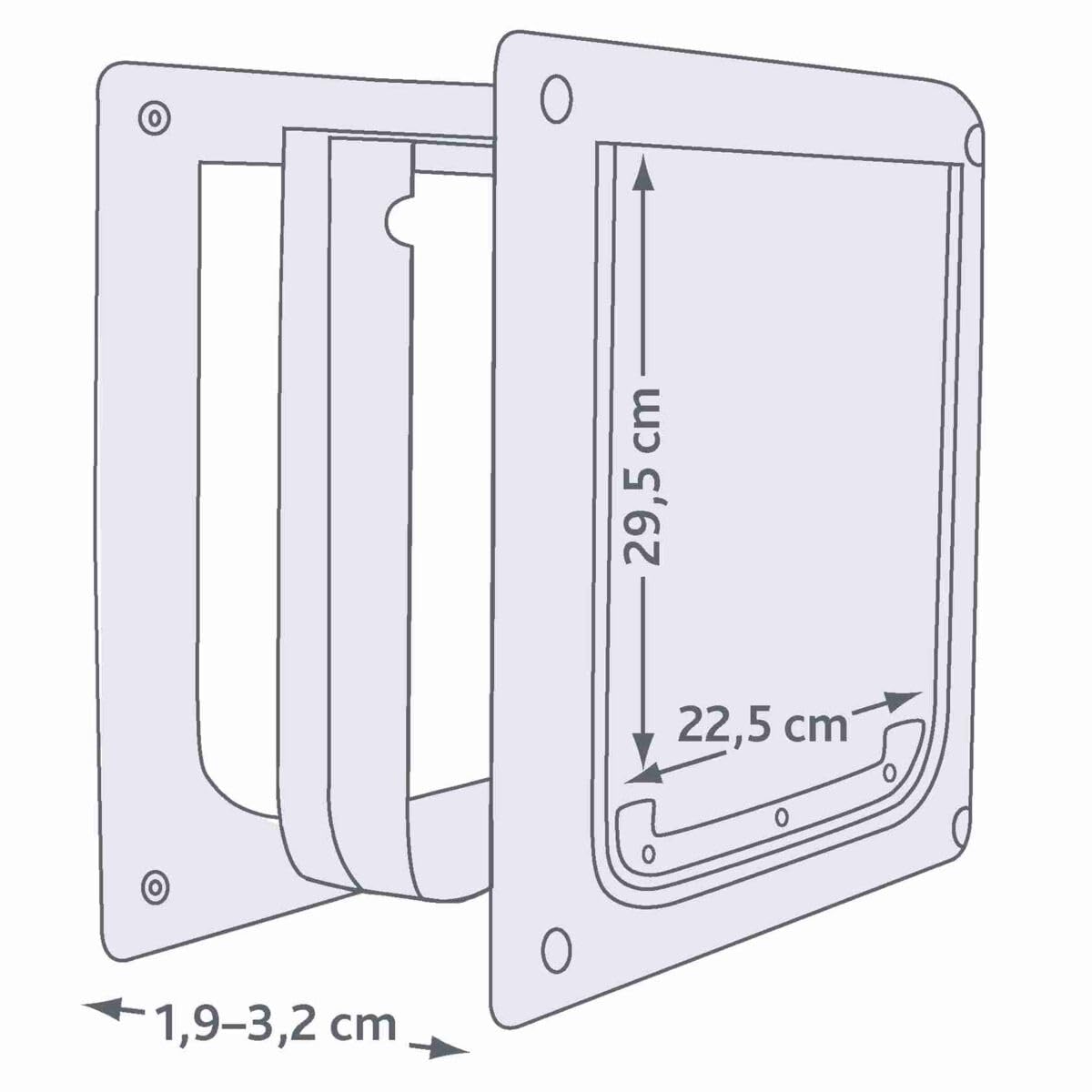 Trixie Pet Products - Porta di bloccaggio a 2 Vie