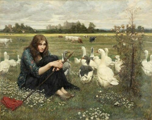 Peinture Valentine Prinsep sur toile décoration élégante