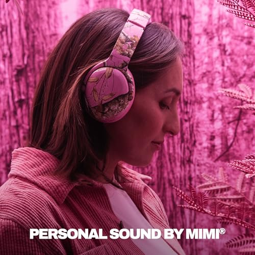 Image of Skullcandy Crusher ANC 2 Wireless Over-Ear Bluetooth Headphones with Multi-Sensory Bass, Active Noise Cancelling, Up to 60 Hours Battery, Microphone for iPhone Android - Realtree Edge Colors Pink
