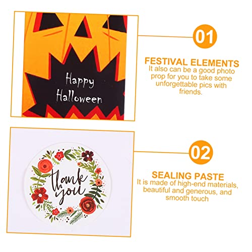Cartes de message Halloween SHINEOFI lot de 96 pour invitations