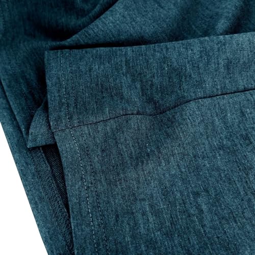 Lu's Chic Men's Long Sleeve Sweatshirts Workout Pullover Tops Half Zip High Neck Fashion Cotton Comfy Pull On Sweat Shirt2