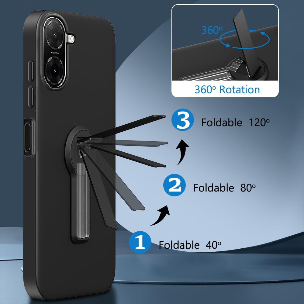 Coque 360° Protection Totale Pour Xiaomi Redmi A5 4G (modèle EU 173mm) - Noir, Hybride TPU + Silicone