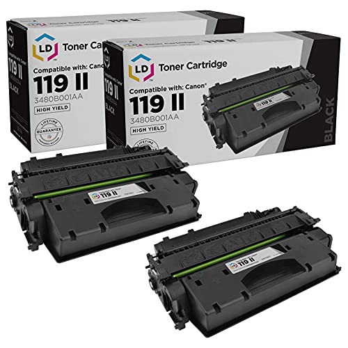 LD Products Compatible Toner Cartridge Replacement for (2-Pack, Black) Canon 119 High Yield for use in LBP251dw, LBP253dw, LBP6300dn, LBP6650dn, LBP6670dn, M6160dw, MF414dw, MF416dw, MF419dw, MF5850dn