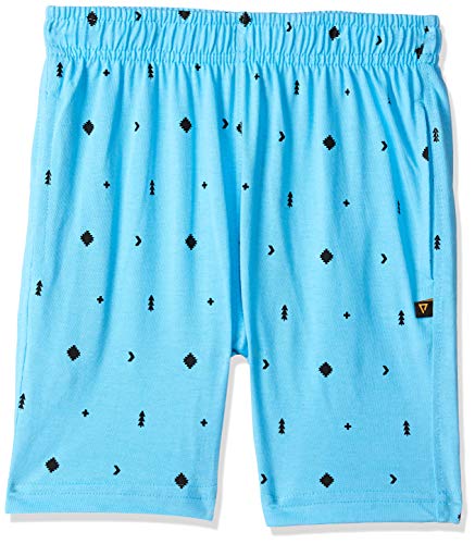 Image of PROTEENS Girl's Regular fit Cotton Shorts (P-GS002- Turquoise 70 | 7-8 Years)