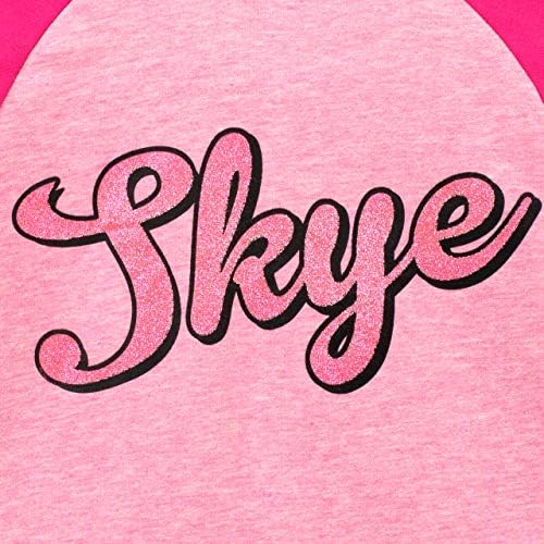 PAW PATROL Hoodie | Skye Girls Hoodies | Glitter Zip Up Sweatshirts for Kids 5