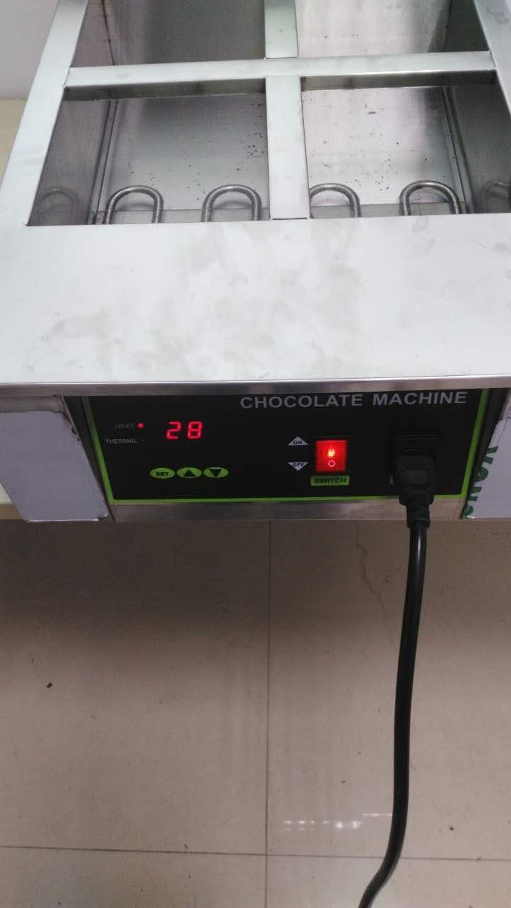 Stainless steel chocolate melting pot,digital temperature control 1pot 2pot 4pot