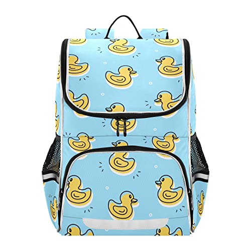 Sletend Large Capacity Student Backpack Yellow Duck Boys And Girls School Book Bag 16 Inches, Multifunctional Computer Bag School Bag Travel Shoulder Bag #TOP13