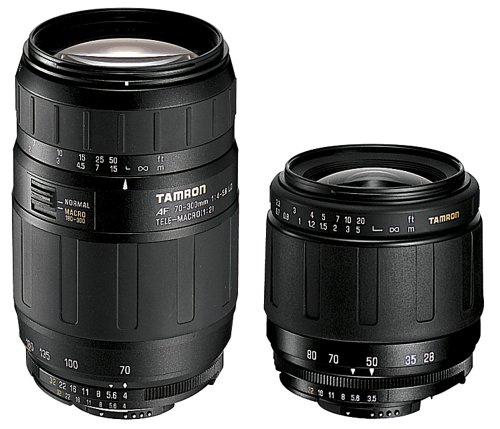 Amazon.com : Tamron Twin Zoom Kit 1: AF28-80mm/AF70-300mm Lens