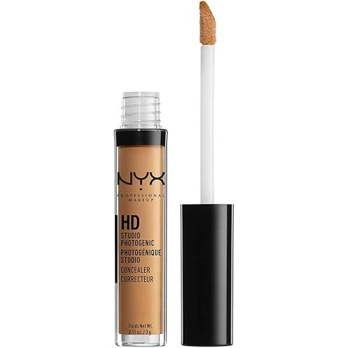 NYX PROFESSIONAL MAKEUP HD Studio Photogenic Concealer Wand, Medium Coverage - Deep Golden