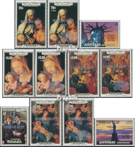 Sellos para coleccionistas Aitutaki 609-619 Prophila temáticos del Cristianismo
