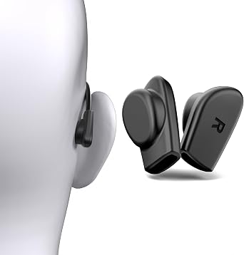 HanCenDa Eyeglass Ear Grip for Meta Wayfarer/Skyler/Headliner Gen 1 & 2 Smart Glasses Accessories, Soft Silicone Anti-Slip Elastic Eyeglasses Retainer,Lightweight for Sports/Daily Use 1Pair, Black