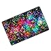 FUNNY KIDS' HOME Bathroom Doormat Colorful Bubbles Beautiful Rainbow Abstract Personalized Durable Machine-Washable Mat 23.6"(L) x 15.7"(W)