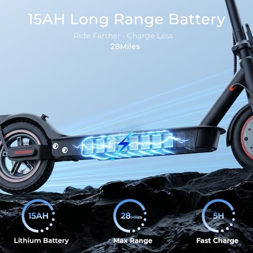 Image of Electric Scooters - Electric Scooter for Adults, 500W /1500W Motor, 18 /21 /25 Max MPH, 21 /28 Miles Range, APP Control, Cruise Control, Lightweight Foldable E-Scooter