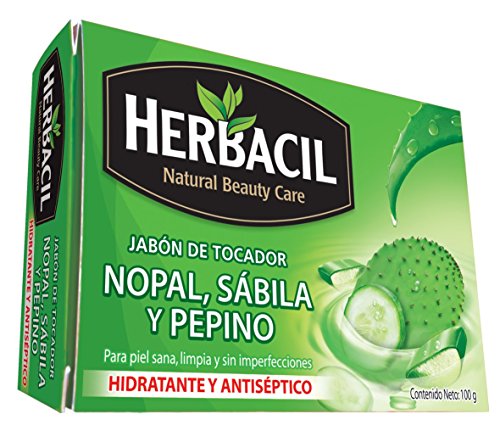 Herbacil Jabón de Nopal, Sábila y Pepino