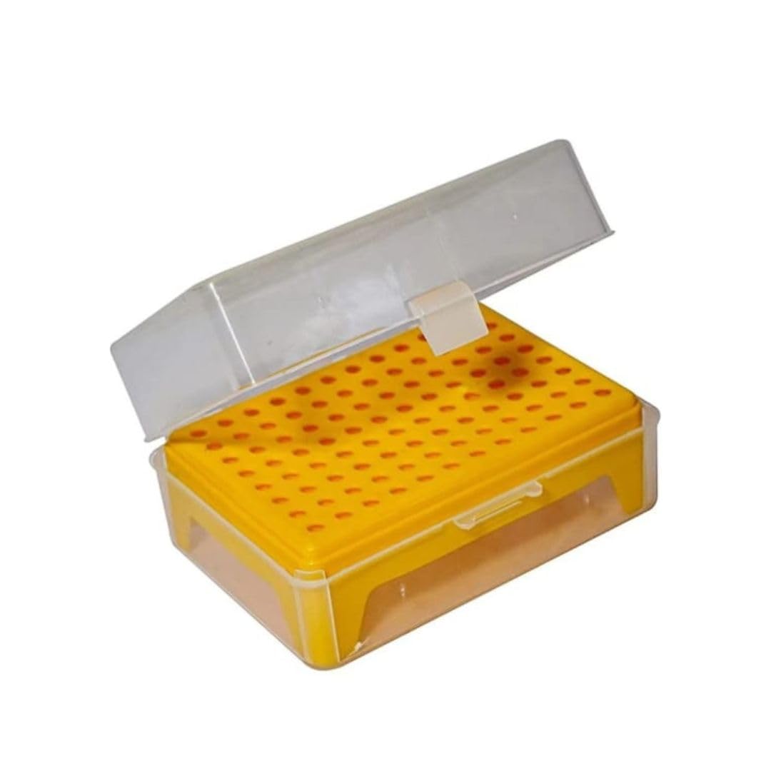 Diagnoware Micropipette Tips Racks 10ul, Pack of 2, Biological Research Tool for Laboratory Use, Dimensions 10x10x5cm