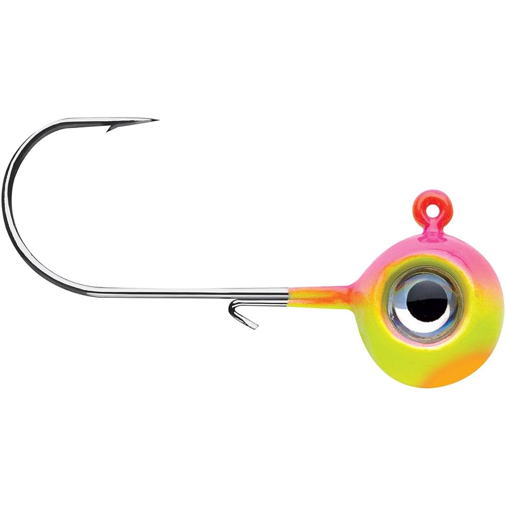 Amazon.com : VMC Neon Moon Eye Jig 3/8 Bubble Gum, One Size