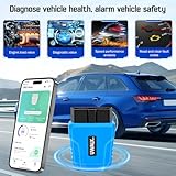 OBD2 Bluetooth Scanner Diagnostic Code: 5.4 OBD Code Reader Car Diagnostic Scanner Tool with Live Data - Car Trouble Code Reader OBDII Diagnostic Tester for iOS Android Windows - Image 2