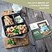FiTPREP - Contenedores de alimentos (3 compartimentos, 10 unidades, compacto, ahorro de...