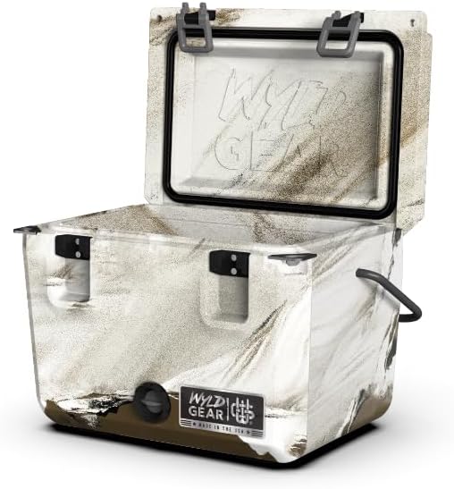 Wyld Gear 25qt Freedom Series Roto-Molded Cooler - Ice Chest - Heavy-Duty, High-Performance Ice Retention, Portable for Outdoor Adventures, Tailgating, and Camping