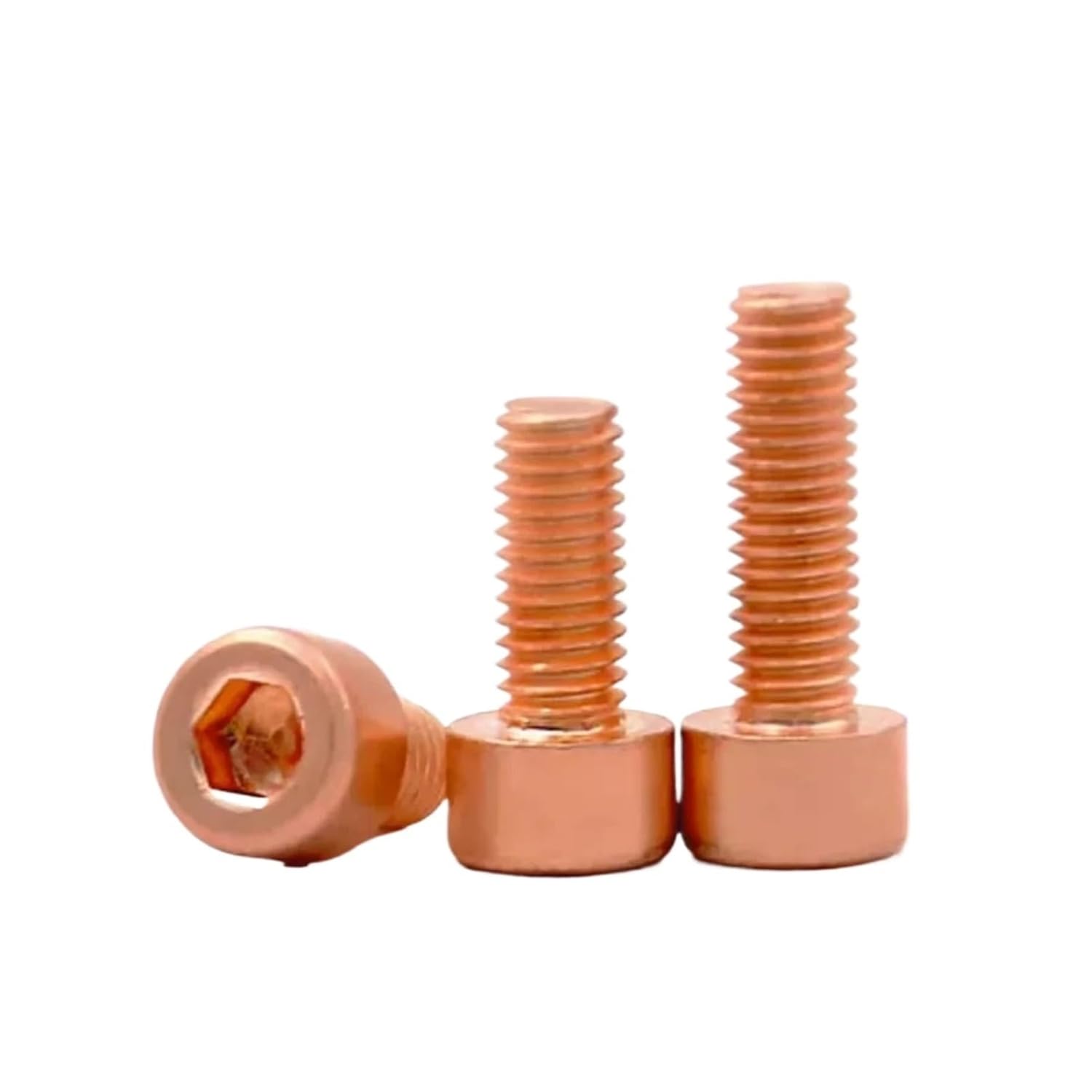 M6 M8 Cylindric Head Bolts Hex Socket Copper Thread Knob Screw Rotating Nail 4mm-30mm Length(M8x20mm(2pcs))