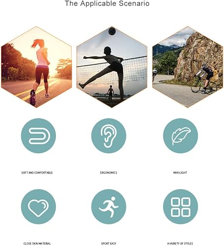 Miniatura 8 de Maya Star 2 pares de patillas alargadas de repuesto para lentes de material TR + ganchos para las orejas, puntas de silicona antideslizantes