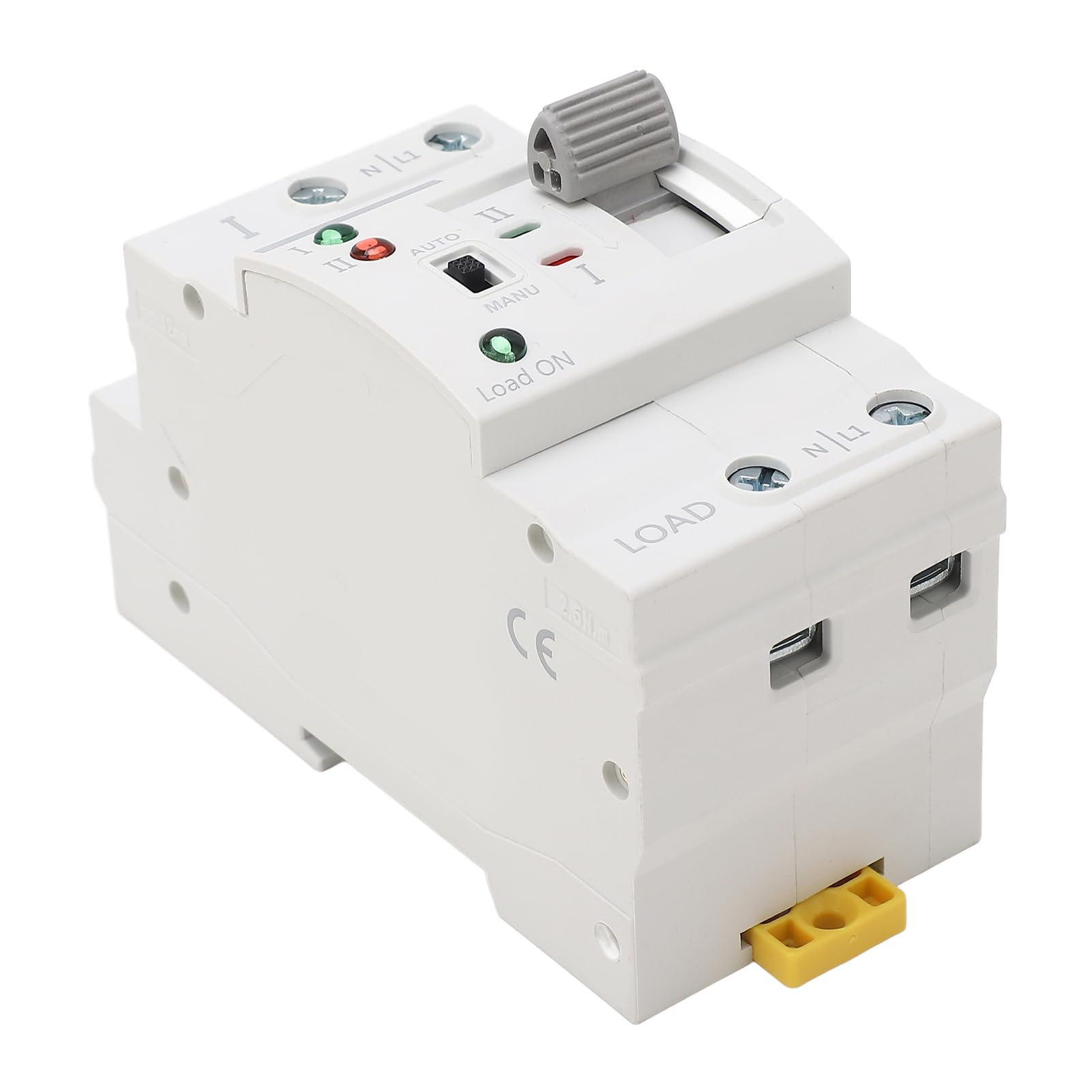 Dpofirs Interruptor de Transferencia Automática de Doble Potencia Conmutación Rápida de Milisegundos para Herramienta de de Generador, Controlador de Circuito 63A 2P para de CA, Conmutación Poco