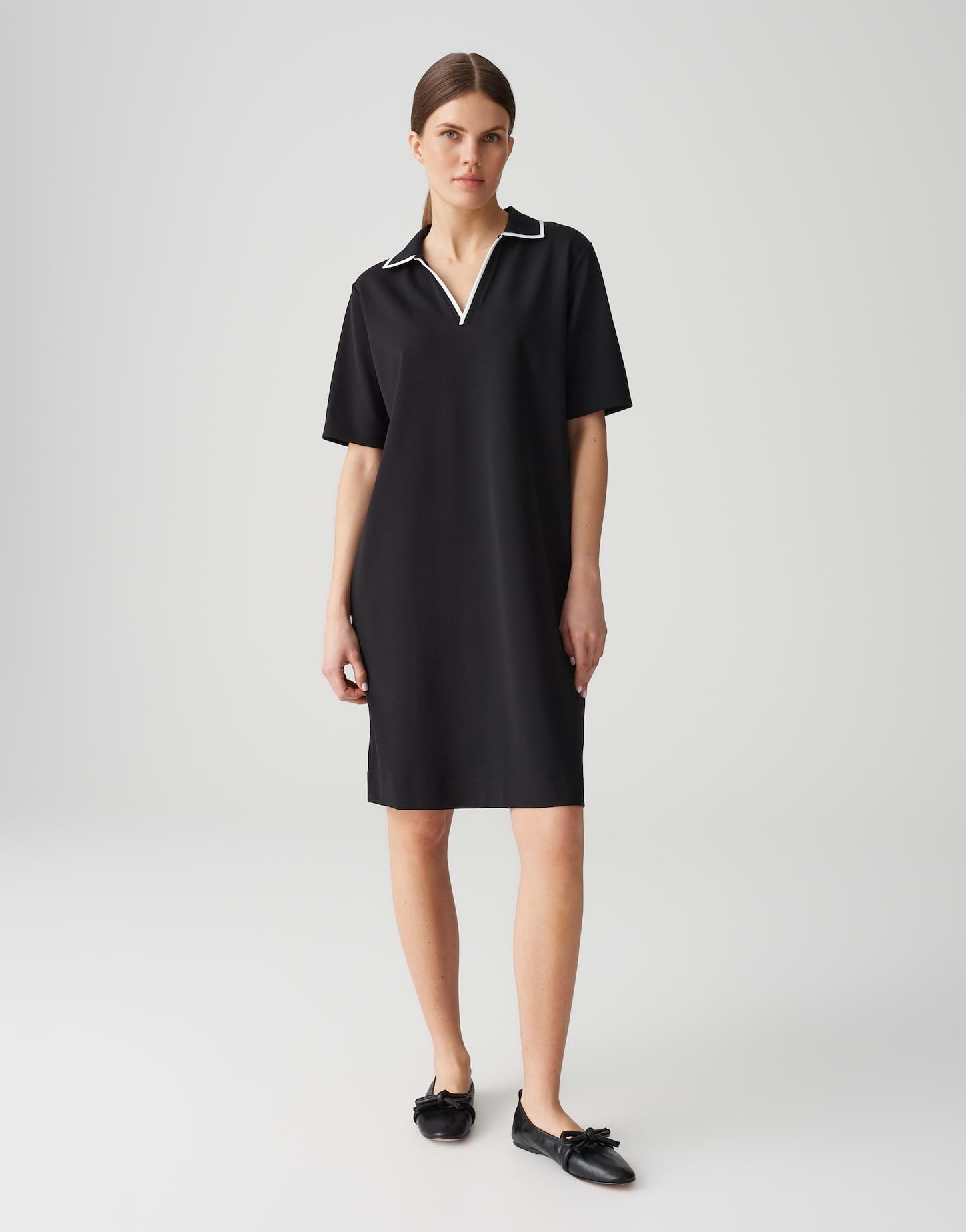 OPUS Damen Minikleid | WEMBLI Modernes Polokleid mit College Flair