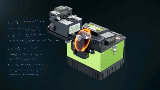 Image of FTTH Fiber Optical Fusion Splicer EX39 8s Fast Splice with One-Step Cleaver | Empalmador De Fibra optica, Core Alignment Joint Machine, 4000mAh Battery Capacity, SM /MM Fiber Splicing Kit for FTTX