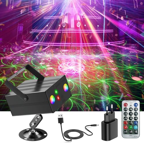 Party lighting DJ disco lights disco ball stage strobe lights RGB/LED projectors. Suitable for clubs bars birthday parties cinemas and stage lighting.