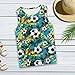 Fowototi Blue Soccer Tank Tops for Boys Casual Funny Graphic Crew Neck Sleeveless T Shirts Size 7-8 Kids Comfy Breathable Summer Athletic Tank Vest