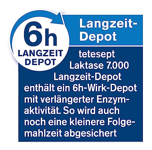 tetesept Laktase 13.000 – 1 Dose à 40 Stück – Laktasetabletten bei Laktoseunverträglichkeit – Nahrungsergänzungsmittel mit Sofortwirkung & 6h Langzeit-Depot 4