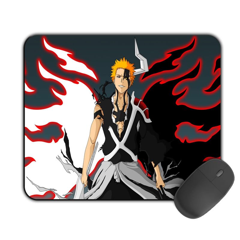 Image of Printed Designer Mouse Pad Ichigo Power (200MM X 240 X 3MM) Enhance Gaming and Work Performance Comfortable and Precise Non-Slip Water Proof Bleach Mouse Pad.