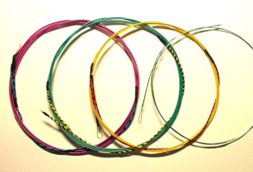 Generic Colored Pipa Strings Set Carbon Steel Core Copper & Nylon Wound for Chinese Instruments