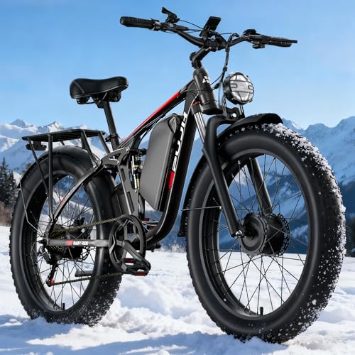 PUJH 3000W Dual Motor Fat Tire Ebike