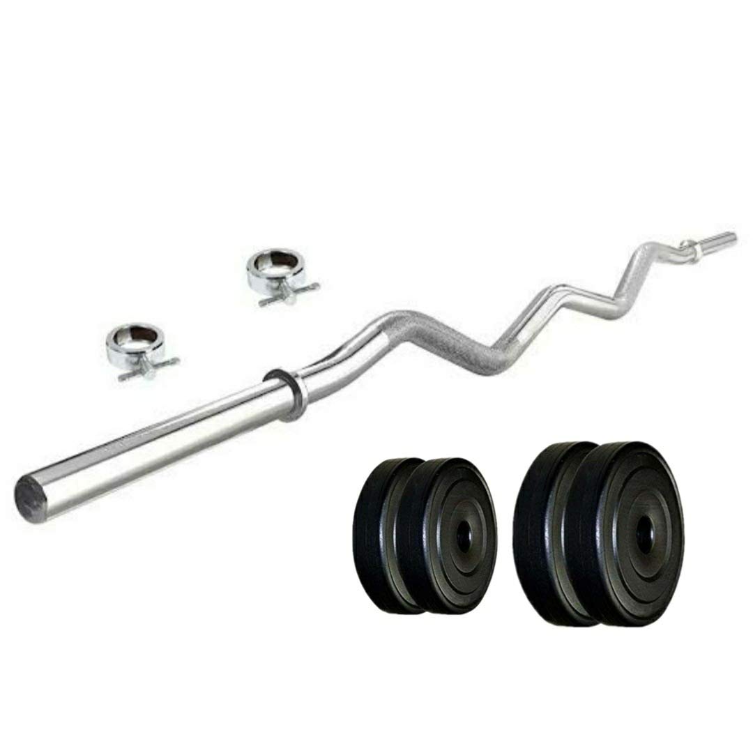 SX Fitness Home Gym Setup Combo Pack 11KG PVC Weight Plates Color Black (2.5KG X 2 Plates, 3KG X 2 Plates) and 3 Feet Curl Rod and 2 Locks for Home Gym Exercise & Fitness (B08M3B92N2) Amazon Price History, Amazon Price Tracker
