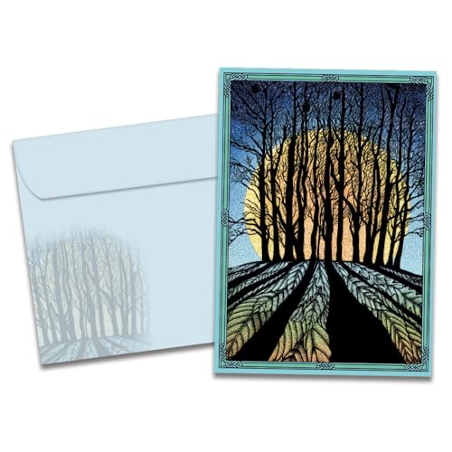 Tree-Free Greetings Cartes Solstice et Enveloppes, 10 pces, 5x7"