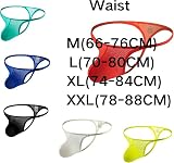 Męskie seksowne stringi stringi z siateczki przezroczyste stringi erotyczne Sissy bielizna T-Back Low Rise Stringi duże rozmiary, elastyczne slipy, granatowy, M
