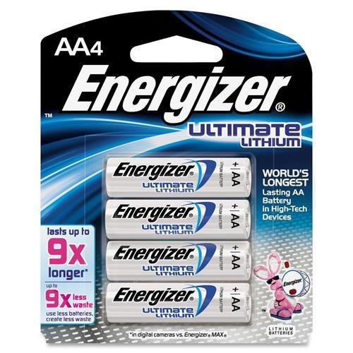 Energizer L91BP-4 e2 Lithium General Purpose Battery - AA - Lithium (Li)