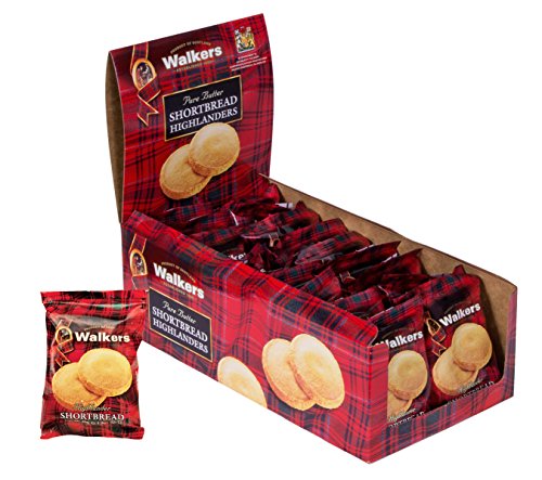 Walkers Shortbread Highlanders Shortbread Cookies Snack Packs, 18 Count