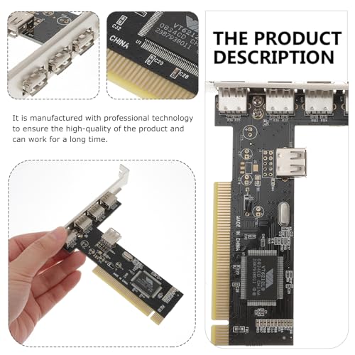 Adaptador PCI E USB para PC VILLCASE con chip NEC y compatibilidad de bus PCI de 32 bits 4