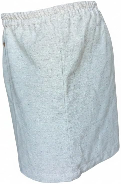 Men's Hemp Boxer Shorts, Breathable Loose Fit Boxers with Elastic Waistband & Button Fly
