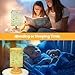 ORENGALLA Table Lamp for Bedroom Seamless School Theme Set School Tools Set Education Icons Stationery Beside Lamp Home Decor Night Light for Bedroom Office Dorm Boy's Bedroom Decor