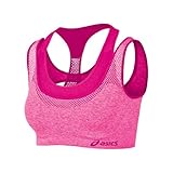 ASICS Women's Pure Seamless Bra, Pink Glo, Small/Medium