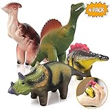 POKONBOY Jumbo Squishies Dinosaur Squishy Toys - 6 Pack Dinosaur Toys for Boys Squishies Scented Squishies Pack Dinosaur Party Favors Squishies Stress Relief Toys for Dinosaur Party Supplies