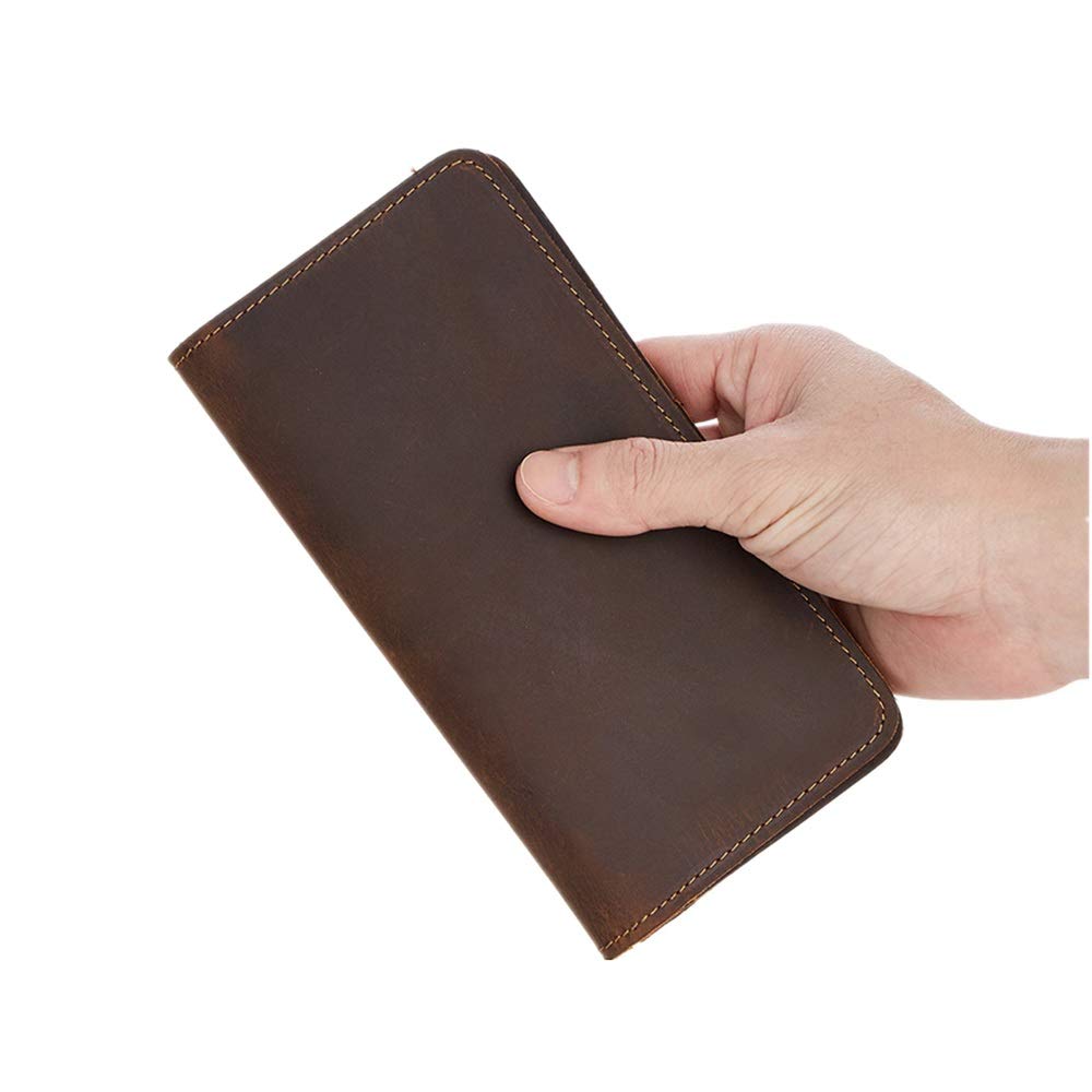 Amazon.com: JANeGWXRUuW Slim Wallet Mens Leather Long Wallet with