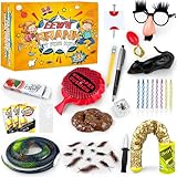 PPXMEEUDC 31 PCS Prank Kit for Kids Prank Toys Pack Set Box for Gifts April Fools Pranks Practical Jokes for April Fool's Day Halloween Christmas Birthdays