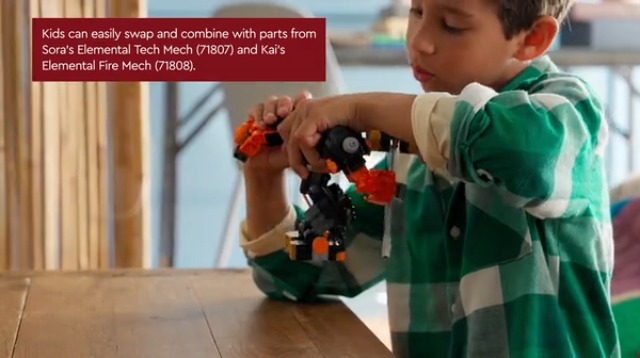 LEGO NINJAGO Cole's Elemental Earth Mech Mini Ninja Toy